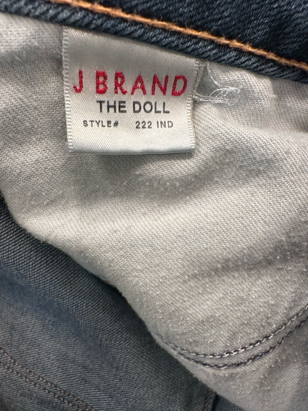 J Brand The Doll High Rise Flare Jeans Size 29 Dark Wash 4-Way Stretch - Picture 7 of 10